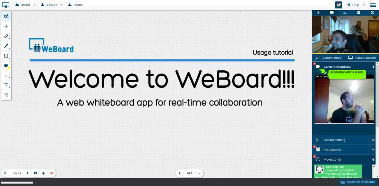 Welcome to WebBoard